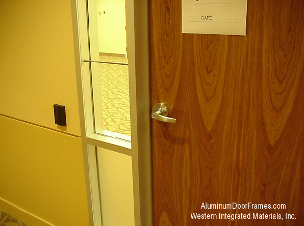 WESTERN INTEGRATED ALUMINUM DOOR FRAME 3/0 7/0 4-3/4 CLEAR ANODIZED